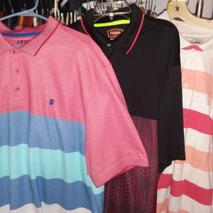 1 IZOD and 2 Foundry Polos XXLT